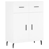 Highboard White 69.5x34x180 cm Engineered Wood 3200529