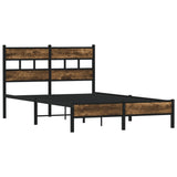 Bed Frame without Mattress with Headboard Sonoma Oak 120x190 cm Small Double 4017197
