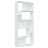 Book Cabinet White 67x24x161 cm Engineered Wood 801877