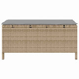 Garden Dining Set Beige Poly Rattan 42007909
