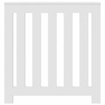 ZNTS Radiator Cover White 78x20x82 cm Engineered Wood 852726