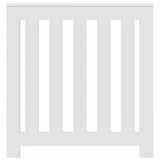 ZNTS Radiator Cover White 78x20x82 cm Engineered Wood 852726