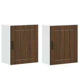 Kitchen Wall Cabinets 2 pcs Lucca Brown Oak Engineered Wood 853812