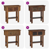 Console Table Mixed Recycled Wood 80x35x80 cm 244509