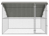 Chicken Cage Silver 2 x 2 x 2 m Galvanised Steel 42008372