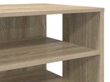 Shoe Cabinet with Shelf 2 pcs Sonoma Oak Engineered Wood 8000382
