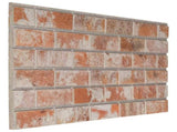 Wall Panels 10 pcs 100 x 50 cm Orange EPS Foam 42046092