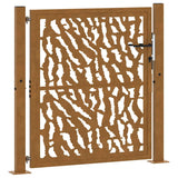 Garden Gate 100x100 cm Weathering Steel Trace Design 4100984