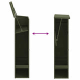 Parcel Drop Box Olive green 44.5 x 29 x 110.5 cm Steel 874929