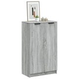 Shoe Cabinet Grey Sonoma 59x35x100 cm Engineered Wood 817109