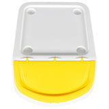 Stackable Waste Bins with Lids 3 pcs White PP 120 L 364070
