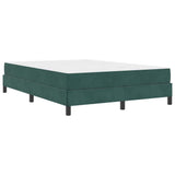 Box Spring Bed with Mattress Dark Green 160 x 210 cm Fabric 3398752
