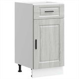Kitchen Base Cabinet Porto Grey Sonoma Engineered Wood 853953