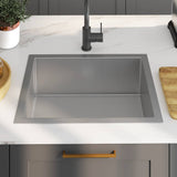 Handmade Kitchen Sink Stainless Steel 145078