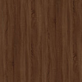 ZNTS Coffee Table Brown Oak 100x50x35 cm Engineered Wood 819391