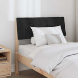 Upholstered Headboard Black 80 cm Solid Pine Wood 879146