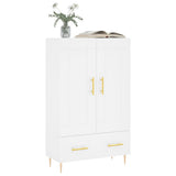 Highboard White 69.5x31x115 cm Engineered Wood 830308