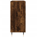 Sideboard Smoked Oak 90x34x80 cm Engineered Wood 828089
