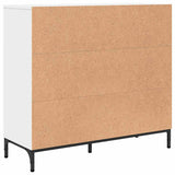 Sideboard with Drawer White 89.5 x 33 x 82 cm Engineered Wood 883454