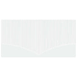 Wall-Mounted Headboard HOORN White Engineered Wood 897415