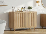 Slanted laundry basket with removable inner basket, suitable for bathroom laundry cabinets, W6296P540664
