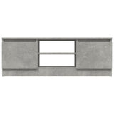 ZNTS TV Cabinet with Door Concrete Grey 102x30x36 cm 823354