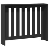 Radiator Cover Black 104x20x82 cm Engineered Wood 852736