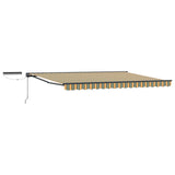 Electric Retractable Awning 4 x 3 m Polyester with PU coating 3422052