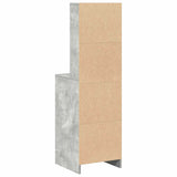 Highboard Concrete Grey 40 x 40.5 x 135 cm Engineered Wood 865076