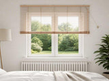 Venetian Blind Oak Look 130 x 130 cm 35 mm Solid Paulownia Wood 42015322