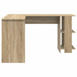 Corner Desk Sonoma Oak 140 x 113.5 x 75 cm Engineered Wood 869556
