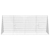 Chicken Cage Silver 215 x 100 x 85 cm Galvanised Steel 3394437