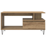 Coffee Table Artisan Oak 90x49x45 cm Engineered Wood 857453