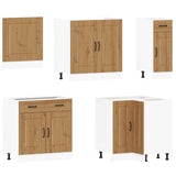 11 Piece Kitchen Cabinet Set "Kalmar" Artisan Oak Engineered Wood 3314920