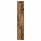 Bathroom Cabinet Old Wood 30x30x183.5 cm Engineered Wood 856064