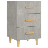 Bedside Cabinet Concrete Grey 40x40x66 cm Engineered Wood 812082