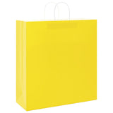 ZNTS Paper Bags 50 pcs with Handles Yellow 45x17x48 cm 4101779