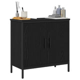 Bathroom Sink Cabinet Black Oak 60 x 30 x 60 cm Engineered Wood 863118
