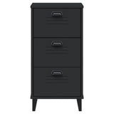 Bedside Cabinet VIKEN Black Engineered Wood 374918