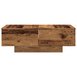 ZNTS Coffee Table Old Wood 90x60x31 cm Engineered Wood 856570