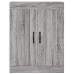 Highboard Grey Sonoma 69.5x34x180 cm Engineered Wood 3199911