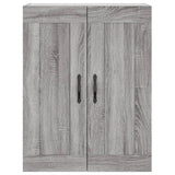 Highboard Grey Sonoma 69.5x34x180 cm Engineered Wood 3199911