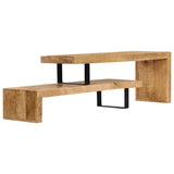 ZNTS TV Stand Solid Mango Wood 247321