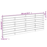 Wall Headboard 166x3x63 cm Solid Wood Pine 844503