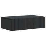 Wall-Mounted Side Table Black 59 x 34.5 x 17 cm Engineered Wood 898316