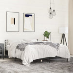 Bed Frame without Mattress Black 150x200 cm King Size 3280047