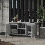 TV Cabinet Grey Sonoma 102x37.5x52.5 cm Engineered Wood 813021