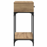 Console Table Artisan oak 75 x 34.5 x 75 cm Engineered wood 871297