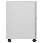 ZNTS Mobile File Cabinet Light Grey 30x45x59 cm Steel 335983