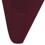 Chair Cover Stretch Burgundy 12 pcs 279093